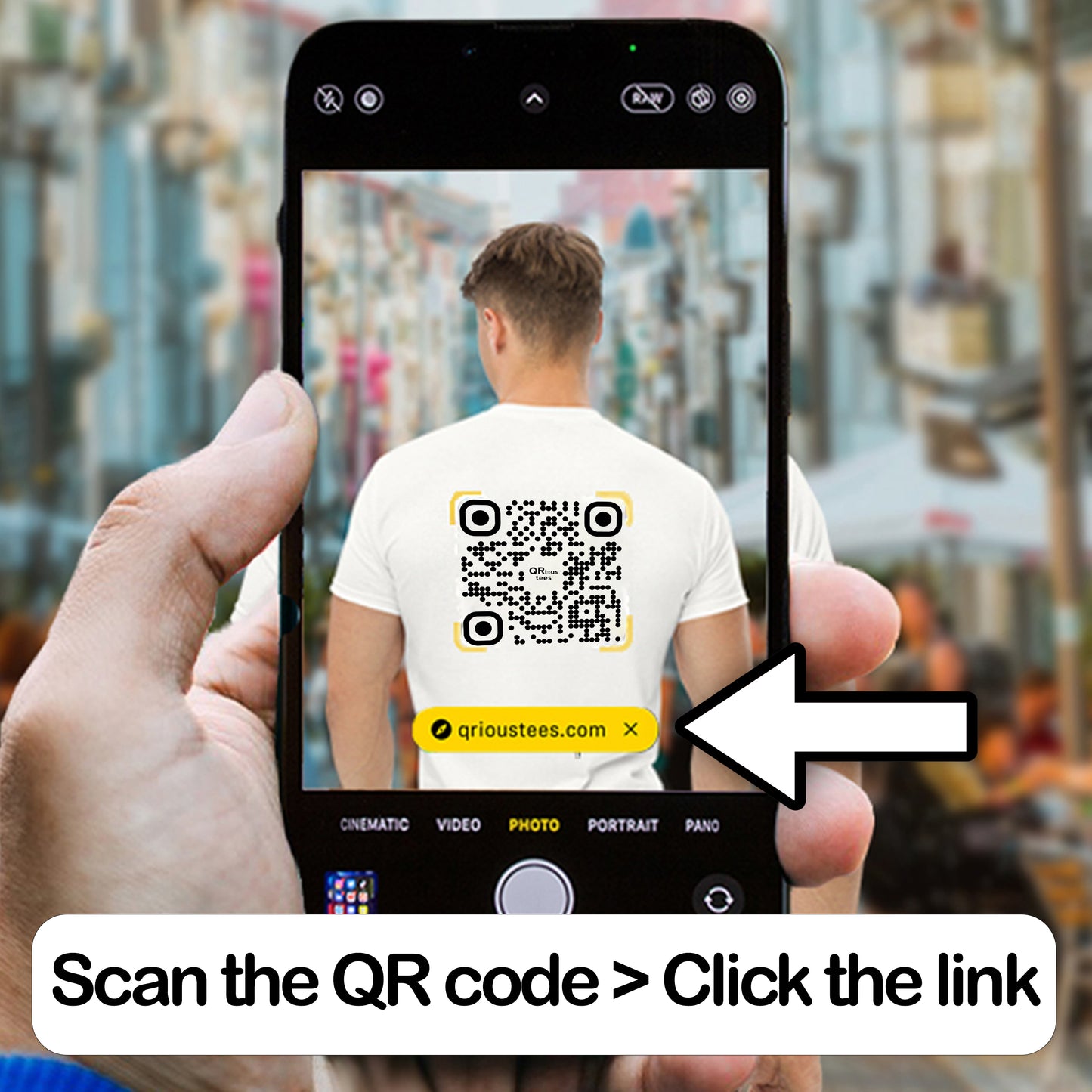 Custom QR Code T-Shirt