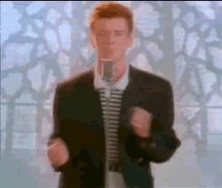 Rick Roll Bumper Sticker
